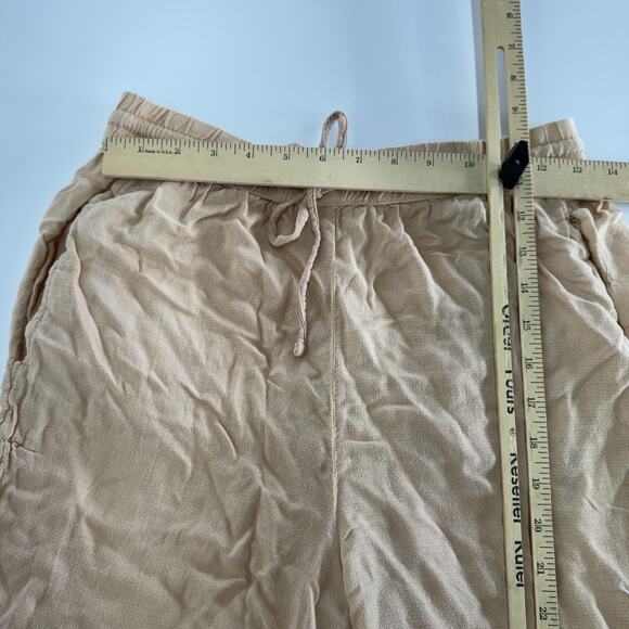 Onia Pants Womens Medium Sunset Stand Wide Leg Flowy Sheer High Slit Coastal - Picture 6 of 9